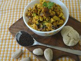 Panasa Manjee Raee ( Jackfruit seeds in a traditional mustard-garlic preparation )