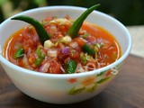 Roasted Tomato Salsa ( aka Bilati Baigana poda from Odisha )