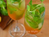 Salted Caramelized Lime Mojitos