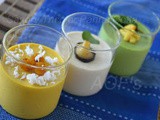 Savoury Tricolor Panna Cotta ( Independence Day Collaboration with ADollopOfThat and DelishPotpourrie)
