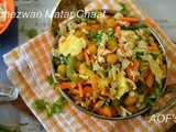 Schezwan Matar Chaat ( a Crazy Indo-Chinese Fusion experiment )