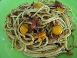 Slut's Spaghetti ( aka Spaghetti alla puttenesca aka whore's pasta )