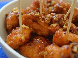Sticky Chicken Bites ( New year Special Collaboration with ADollpofthat and Potpourri)