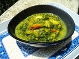 Suva greens - Moong dal ( Dill cooked with yellow lentils )