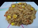 Vegetable Daliya ( Vegetables with cracked wheat )