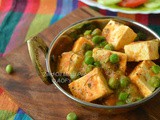 Zero Oil Matar Paneer ( a Women's Day Special )