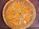 Apricot & pistachio tart