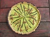 Asparagus and pecan tart