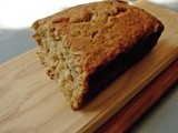 Banana, lime & coconut bread