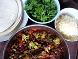 Black bean and broccoli tacos