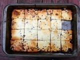 Black currant and bittersweet chocolate bakewell bars & cardamom ginger chocolate chip cookies