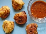 Carrot cashew fritters