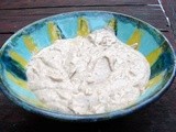 Chickpea, artichoke, olive and goat cheese dip