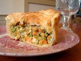 Chickpea pot pie & sweet potato hashbrowns