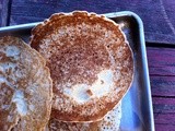 Coconut-black pepper-rice flour pancakes