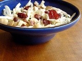 Coleslaw with tart cherries. Or, a brief and muddled history of food photography