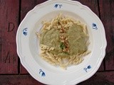 Creamy zucchini, walnut, and white bean sauce (with sage)