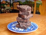 Dark chewy smoky brownies