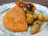 Empanadas with greens, chickpeas and cranberries