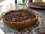 Hazelnut blackberry pear tart and almond strawberry tart (with chocolate, of course!)