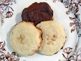 Lemon pine nut chocolate-covered cookies