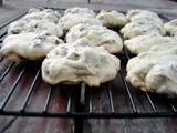 Mint leaf and chocolate chip cookies