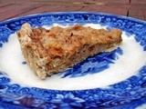 Parsnip and juniper berry tart with a walnut crust