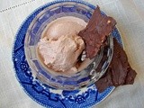 Port wine – cherry ice cream with spicy bittersweet chocolate – cherry bark