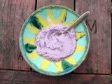 Purple sweet potato and cauliflower purée