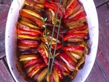 Ratatouille-style ratatouille (With potatoes and roasted beets)