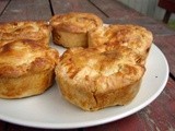 Roasted butternut, pecan, & mushroom pies