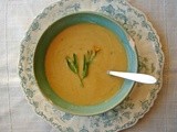 Roasted butternut white bean soup