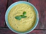 Roasted golden beet, carrot & cashew sauce (with broccoli, garlic scapes, & tamari)