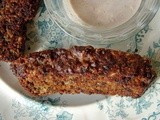 Roasted mushroom “steaks” with walnut black truffle sauce