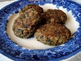 Roasted parsnip, spinach and walnut kofta (with secret melty cheese!)