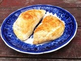 Smoky eggplant-pistachio mince, and Turnovers with eggplant mince, white beans, roasted peppers and olives