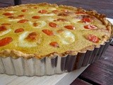 Spicy smoky zucchini & tomato tart