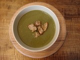 Spinach, white bean, pecan bisque