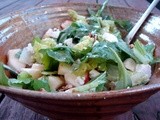 Two summer salads with feta