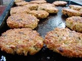 Zucchini, hazelnut, and millet croquettes