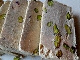 Baked Tahini Halva with Pine Nuts; Firinda Tahin Helvasi