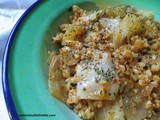 Cabbage with bulgur, ground meat,spices; Bulgurlu Lahana Kapuska