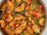 Easy one pan chicken with vegetables – Sebzeli, tavuklu türlü