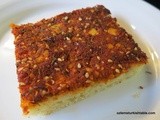 Flatbreads with feta, zahtar and red pepper paste; Biberli Ekmek