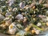 Kale Stew in Yoghurt, Chickpeas; My Online Turkish Cookery Course