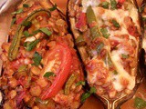 Online Cookery Classes coming up! And Stuffed aubergines with lentils, Mercimekli Karniyarik