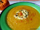 Pumpkin Soup with Cumin, Chili Flakes, Yoghurt; Balkabagi Corbasi
