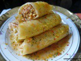 Rolled Cabbage Leaves with Bulgur filling; Bulgurlu Lahana Sarma