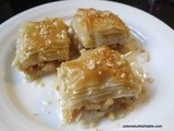 Sutlu Nuriye; Lighter Baklava with Hazelnuts in Milky Syrup