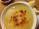 Süzme Mercimek Çorbası; Red Lentil Soup with Carrots and Potatoes